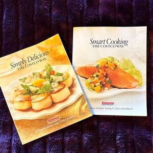 The Costco Way ‘Simply Delicious’ and ‘Smart Cooking’ Cookbook Set of 2